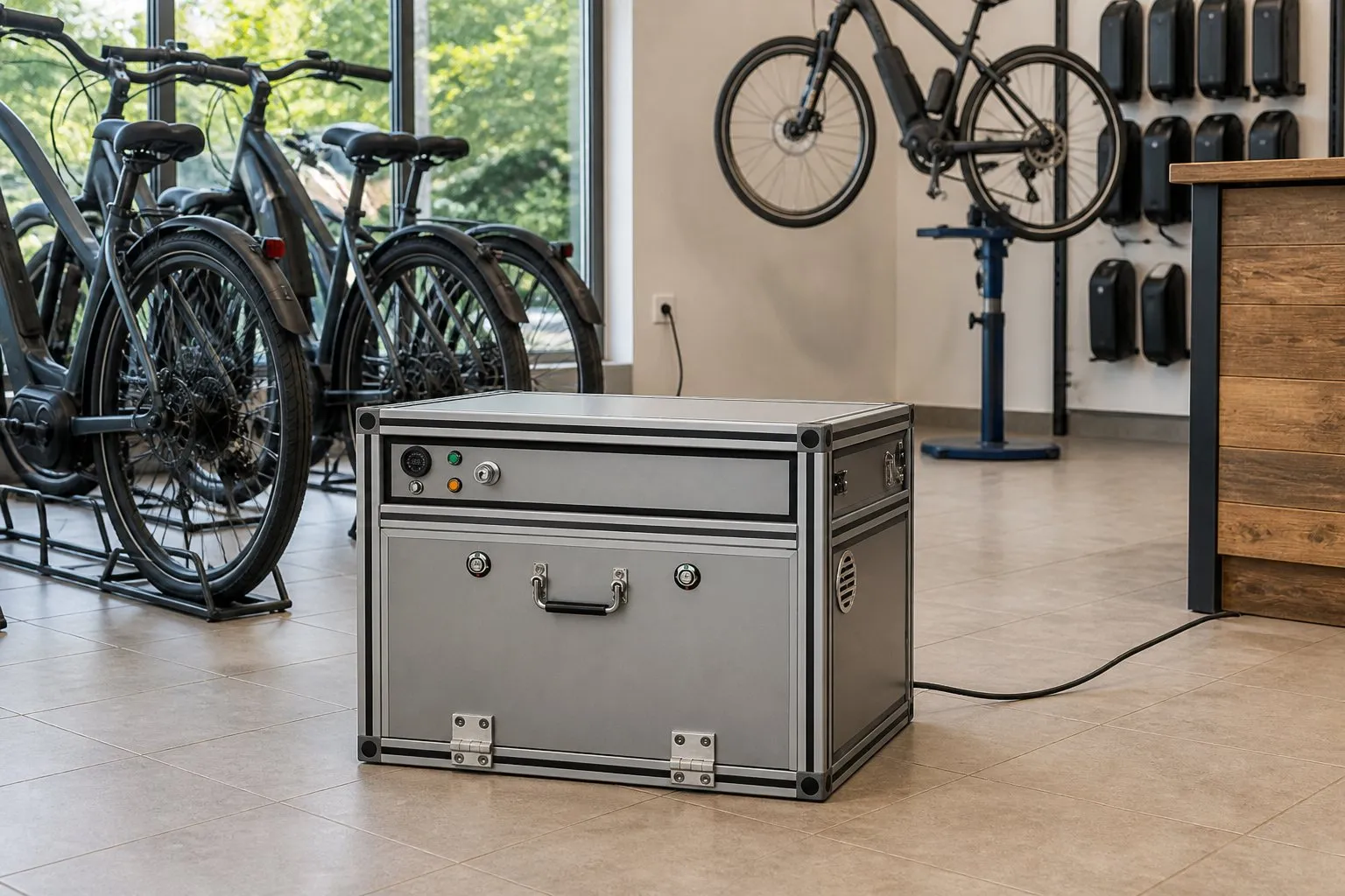 RUK Li-Ion Safety Box M – exemplo de colocação na área Lazer & Turismo