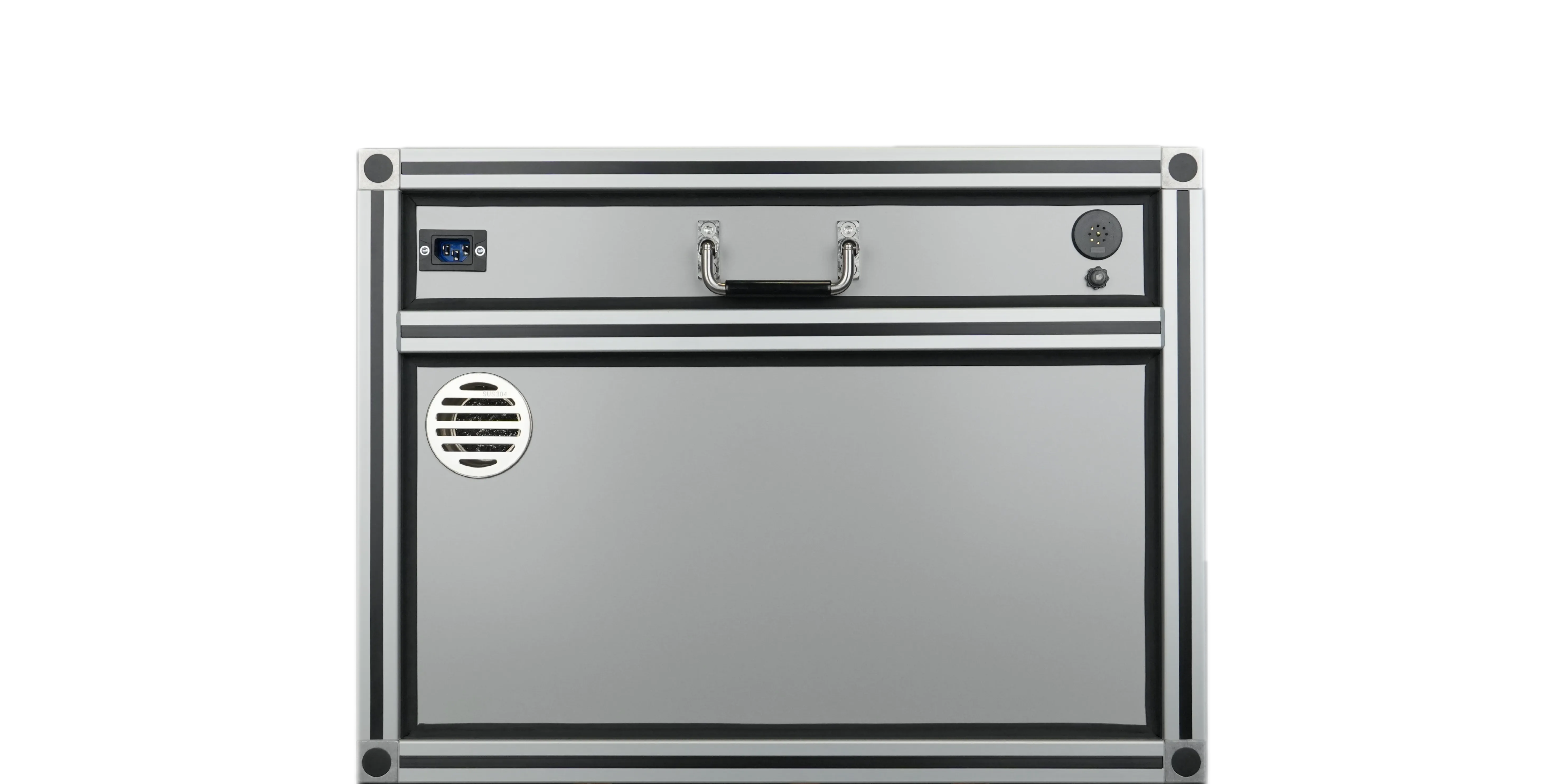 Li-Ion Safety Box M – Seitenansicht links
