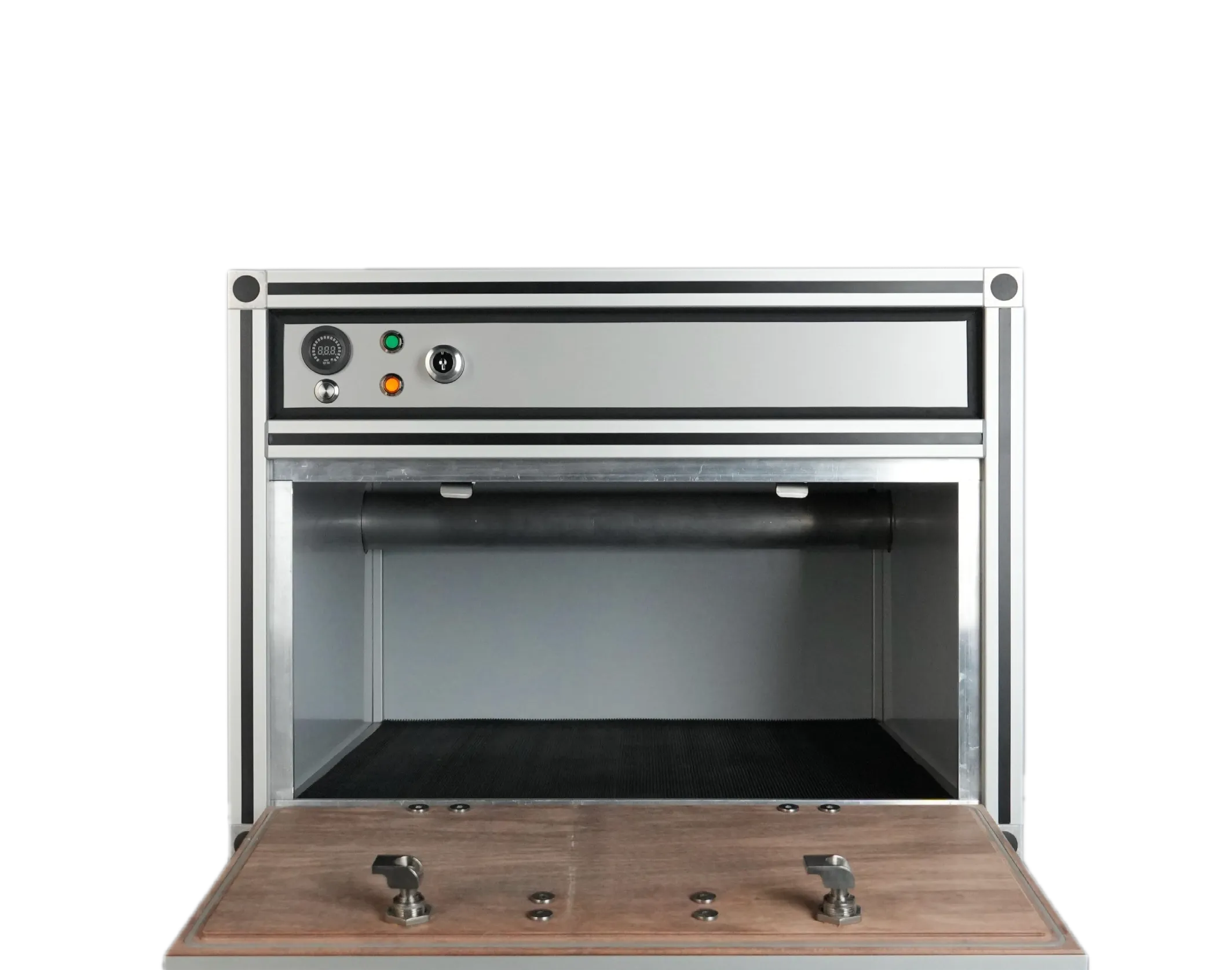 Li-Ion Safety Box M – geöffnete Klappe