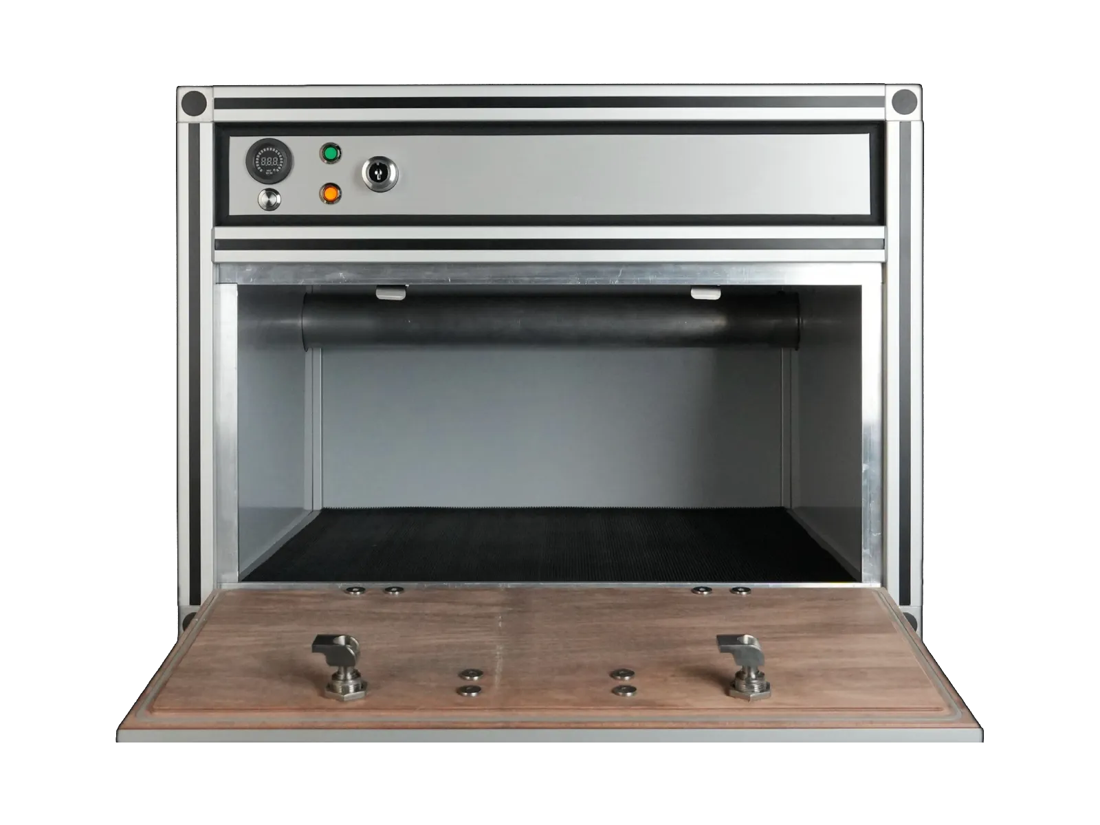 RUK Li-Ion Safety Box M – Mit geöffneter Klappe RUK Li-Ion Safety Box M – Mit geöffneter Klappe