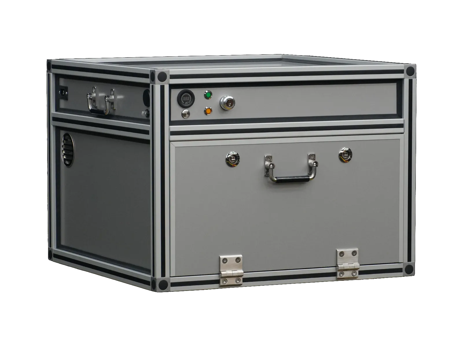 RUK Li-Ion Safety Box M – Ansicht mit leichter Draufsicht RUK Li-Ion Safety Box M – Ansicht mit leichter Draufsicht